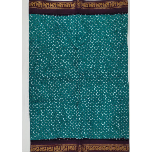 Sungudi cotton saree - Vinshika